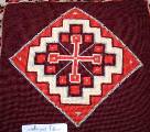 Needlepoint pillow by Pat Watkins