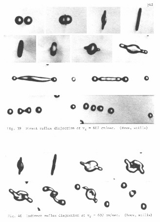 Figs. 39 and 40 - reflex disjection (all still photos)